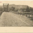 Eau Claire WI Wisconsin Vintage RPPC Postcard Shawtown Bridge Undivided Unposted