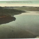 Cheyenne WY Wyoming Vintage Postcard Granite Springs Reservoir 1914 Posted