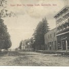 Garnavillo IA Iowa Upper Main Street Looking South Postcard 1908
