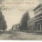 Garnavillo IA Iowa Upper Main Street Looking South Postcard 1908