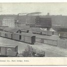 Fort Dodge IA Iowa Train Railway Postcard Great Western Cereal Company 1908