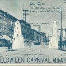 Albany NY New York 1905 All Halloween Carnival East Gate Postcard Posted