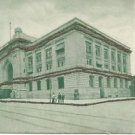 Albany NY New York Vintage Postcard Union Station RPPC Glitter Unposted