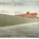 Joliet IL Illinois Vintage Postcard Jackson Street Dam Divided 1910 Postmark