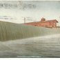 Joliet IL Illinois Vintage Postcard Jackson Street Dam Divided 1910 Postmark
