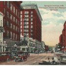 Spokane WA Washington Vintage Postcard Sprague Avenue Davenport Hotel 1920