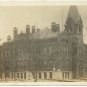 Hampton IA Iowa Vintage RPPC Postcard East Side High School 1909 Divided Posted