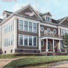 Eastport ME Maine Vintage Postcard Grammar School 1912 Postmark Divided Back