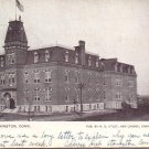 Stonington CT Connecticut High School Vintage Postcard RPPC Undivided Back 1907