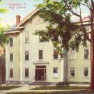 Vergennes VT Vermont High School Vintage Postcard Divided Back 1910 Postmark