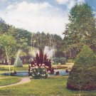 La Crosse WI Wisconsin Oak Grove Cemetery Fountain Postcard 1908