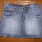 Womens Hydraulics Cute Short Jean Skirt 30 Inch Waist