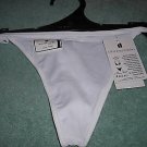 NWT Donna L'oren Low Rise White Thong  Small  5