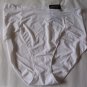 Bali White Hi Cut No Lines No Slip Stay in Place Panties Extra Large 8  LOT#264