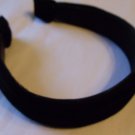NWT Dark Black Wide Velvety Womens Headband