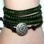 Irish Eyes, Malaysia Jade, 4 Wrap Bracelet