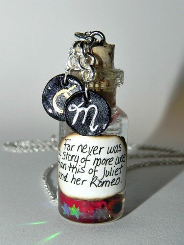 Star Crossed Lovers, Bottle Necklace