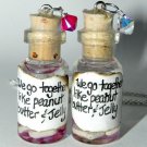 We Go Together Like PB & J! Bottle Necklace Set
