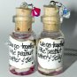 We Go Together Like PB & J! Bottle Necklace Set