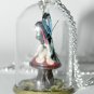 Maurelle-Fey Glass Dome Necklace,Bottle Necklace