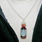 Zombie Apocalypse Survival Kit Necklace,Bottle Necklace