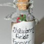 Strawberry Fields Necklace, Bottle Necklace