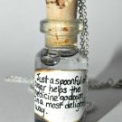 A Spoonful of Sugar, Glowing Necklace,Bottle Necklace