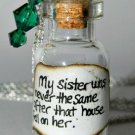 Wicked Witch's Fate, Bottle Necklace