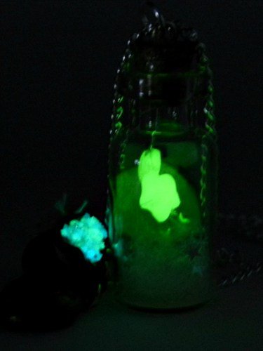 Second Star to the Right! Bottle Necklace