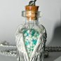 Castiel's Glowing Grace Angel Wings, Bottle Necklace