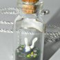 Down the Rabbit Hole, Fairy Tale Inspired, Bottle Necklace