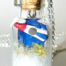 Blast to the Moon! Space Shuttle Bottle Necklace
