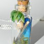 I Don't Give a Hoot! Tiny Owl in a Bottle Necklace