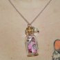 Tiny Dancer, Ballerina Slippers, Bottle Necklace