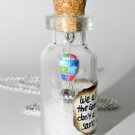 Take Me Up in the Sky! Hot Air Balloon Bottle Necklace