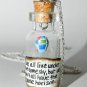 Take Me Up in the Sky! Hot Air Balloon Bottle Necklace