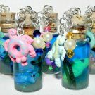 Baby Seahorse with Floating Toy, Bottle Necklace
