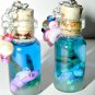 Baby Seahorse with Floating Toy, Bottle Necklace