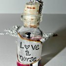 Love a Nurse Bottle Necklace
