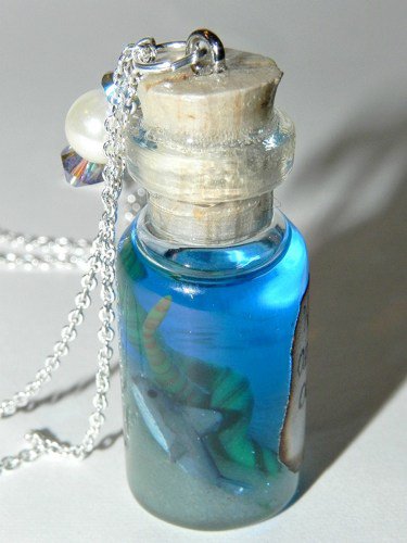 Shark Necklace, Inspired by Sharkwater Documentary Inspired, $5.00 Donation,Bottle Necklace