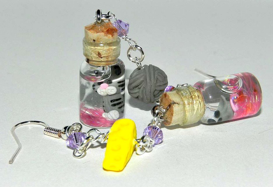 Of Mouse and Cat Earrings