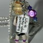 I just want is a hula hoop! Tiny Hula Hoop Dancer Bottle Necklace