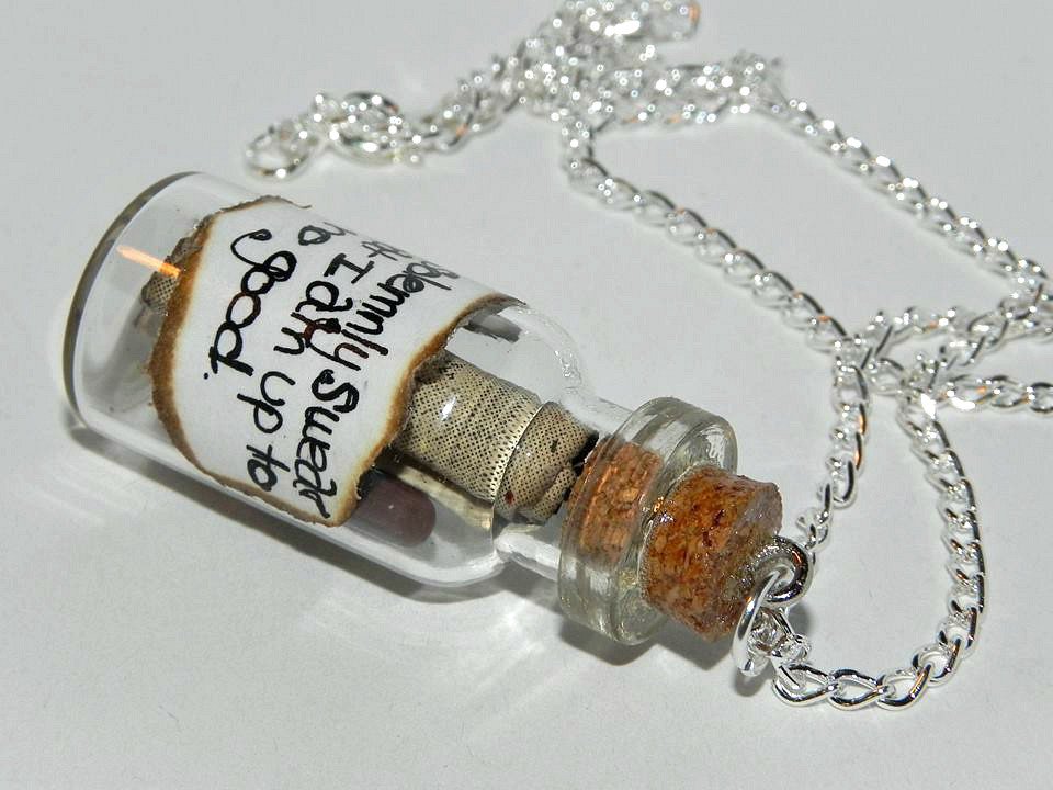 Up to no good! Bottle Necklace