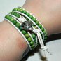 The Shire Hills, Howlite Four Wrap Bracelet
