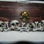 Them Bones, Card Storage Box/Jewelry Box, Hand Sculpted Skulls