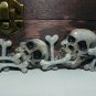 Them Bones, Card Storage Box/Jewelry Box, Hand Sculpted Skulls