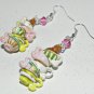 Tick Tock, It's Tea Time! Hand Sculpted, Handmade Earrings