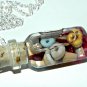 Donut Judge Me! Donuts Bottle Necklace, Handmade, Hand Sculpted