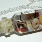 Donut Judge Me! Donuts Bottle Necklace, Handmade, Hand Sculpted