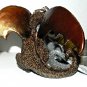 Dragon Pair, Wedding Cake Topper, Hand Sculpted, Hand Painted, Custom Made